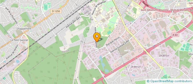 localisation de l'entreprise AULIS à PESSAC