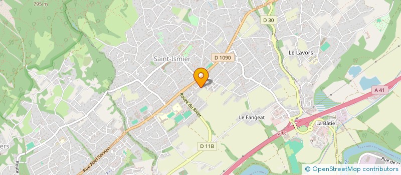 localisation de l'entreprise AULIS CONSEIL  SAINT-ISMIER