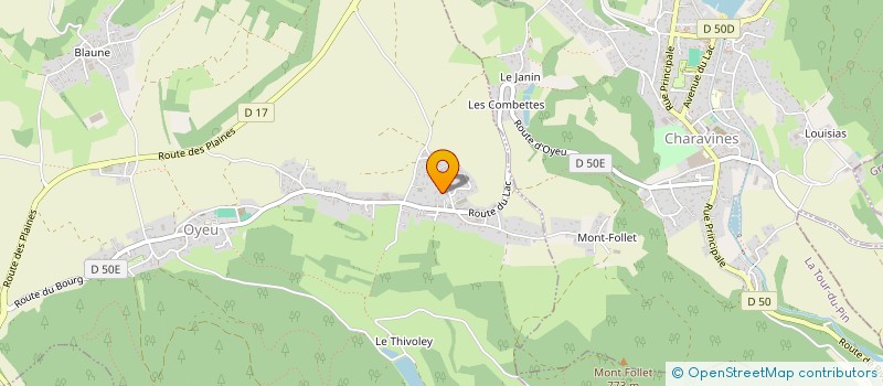 localisation de l'entreprise AULIX  OYEU