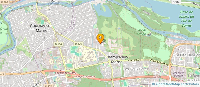 localisation de l'entreprise AULNAY 2017  CHAMPS-SUR-MARNE