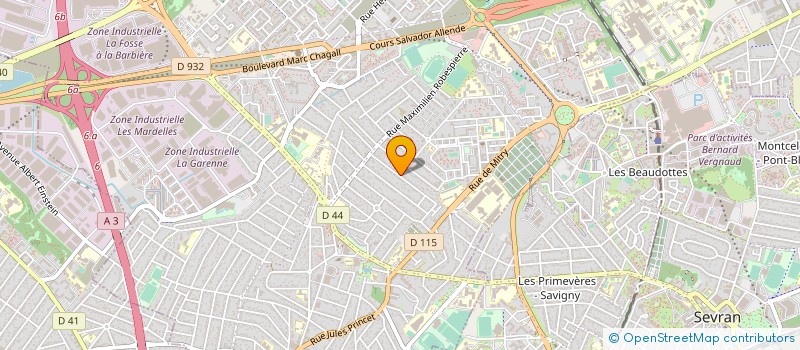 localisation de l'entreprise AULNAY-ASS-MAT' à AULNAY-SOUS-BOIS