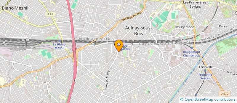 localisation de l'entreprise AULNAY CRIKET CLUB à AULNAY-SOUS-BOIS