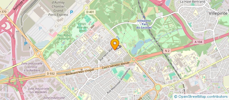 localisation de l'entreprise AULNAY DROLES DE DAMES à AULNAY-SOUS-BOIS