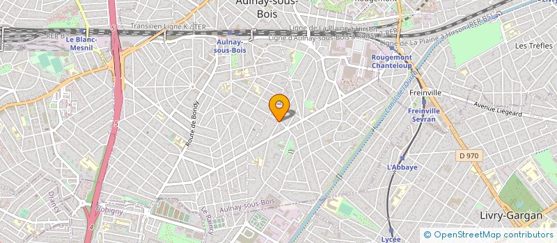 localisation de l'entreprise AULNAY ENVIRONNEMENT à AULNAY-SOUS-BOIS