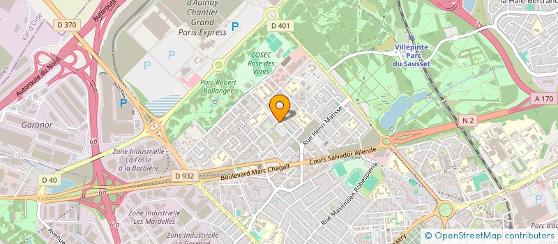 localisation de l'entreprise AULNAY EVENTS à AULNAY-SOUS-BOIS