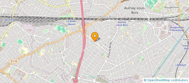 localisation de l'entreprise AULNAY LOCATION BUREAUX à AULNAY-SOUS-BOIS