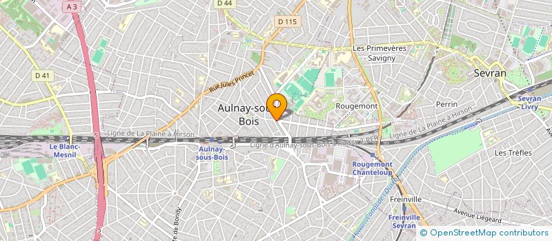 localisation de l'entreprise AULNAY MARKET à AULNAY-SOUS-BOIS