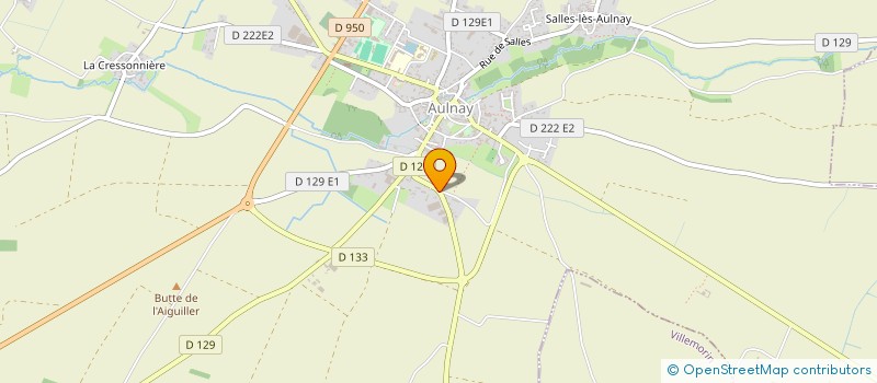 localisation de l'entreprise AULNAY MOTOCULTURE à AULNAY
