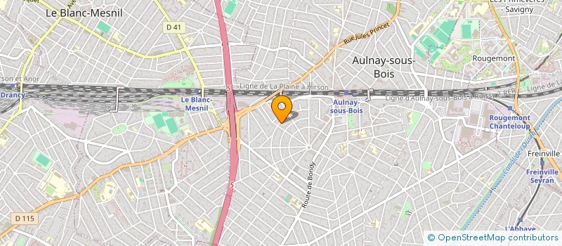 localisation de l'entreprise AULNAY PARQUETS à AULNAY-SOUS-BOIS