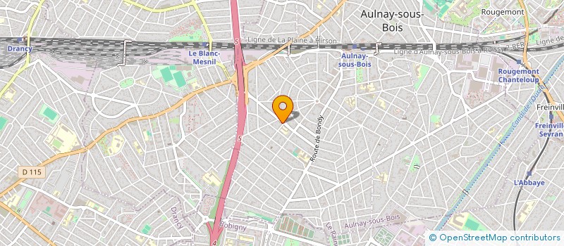 localisation de l'entreprise AULNAY PIECES AUTO APA à AULNAY-SOUS-BOIS