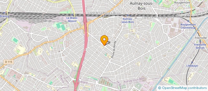 localisation de l'entreprise AULNAY PIECES EQUIPEMENTS à AULNAY-SOUS-BOIS