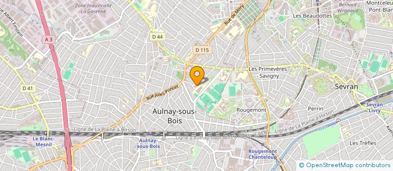 localisation de l'entreprise AULNAY TECHNIQUE SONORISATION à AULNAY-SOUS-BOIS