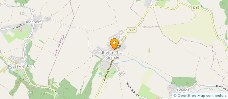 localisation de l'entreprise AULNER  BREISTROFF-LA-GRANDE