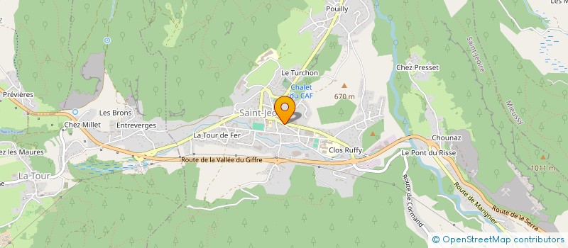 localisation de l'entreprise AULNETTE AUGUSTE SPORTS  SAINT-JEOIRE