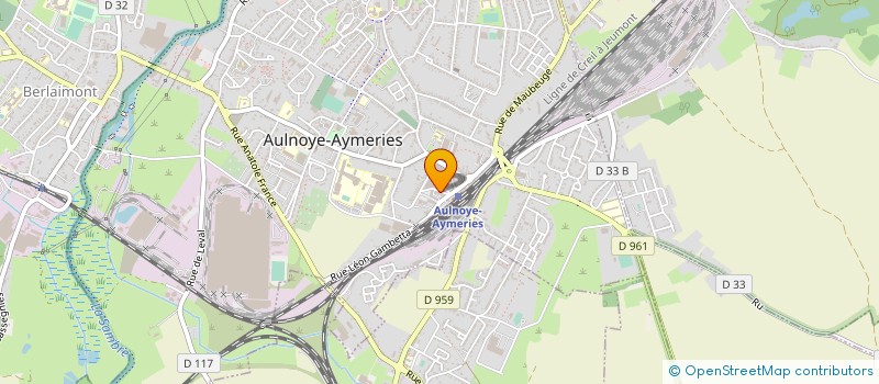 localisation de l'entreprise AULNOYDIS à AULNOYE AYMERIES