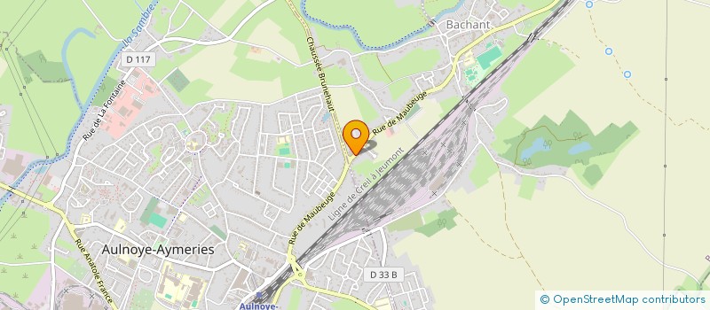 localisation de l'entreprise AULNOYE IMMO  BACHANT