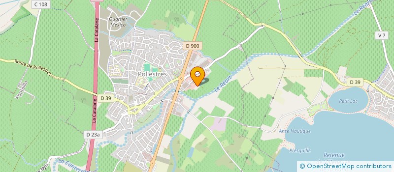 localisation de l'entreprise AULOFOR  POLLESTRES