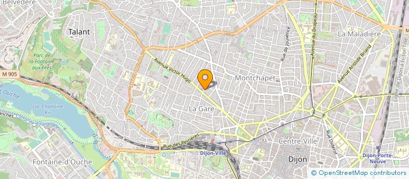 localisation de l'entreprise AULOS  DIJON