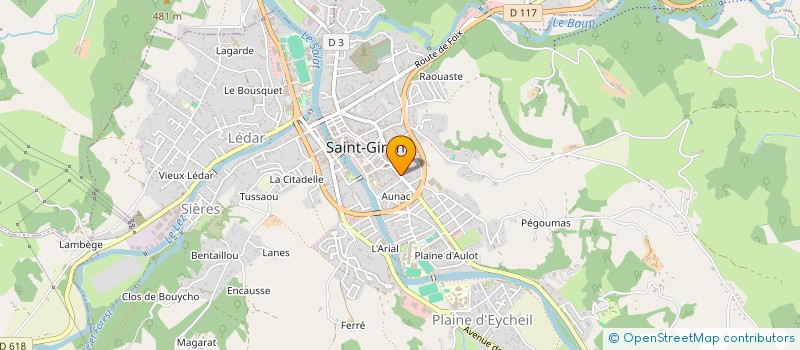 localisation de l'entreprise AULOT à SAINT-GIRONS