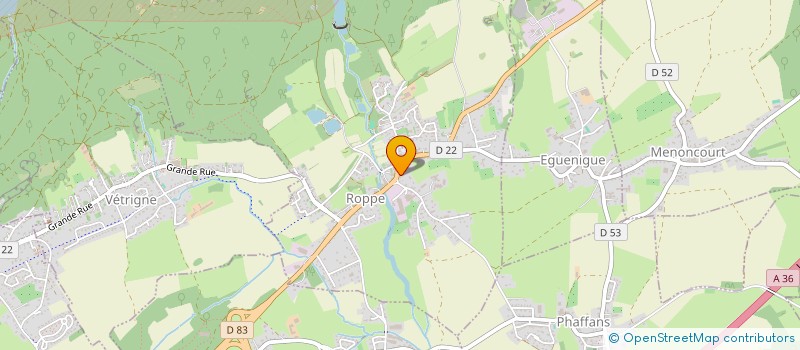 localisation de l'entreprise AULOU à ROPPE