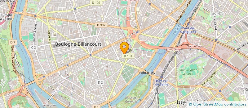 localisation de l'entreprise AULP à BOULOGNE-BILLANCOURT