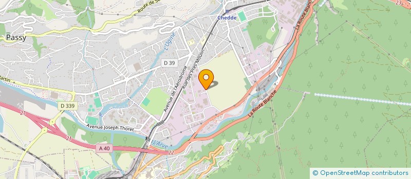 localisation de l'entreprise AULPRAZ IMMOBILIER  PASSY