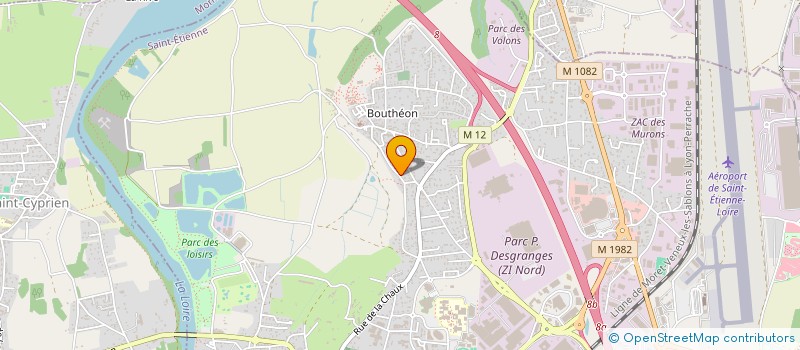 localisation de l'entreprise AULUAIRE  ANDREZIEUX-BOUTHEON