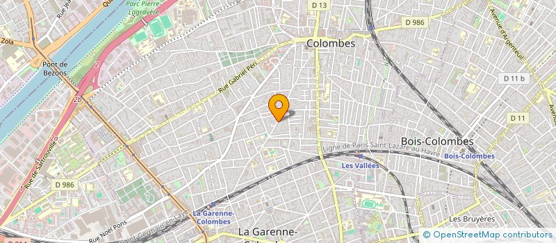 localisation de l'entreprise AULUCA à COLOMBES
