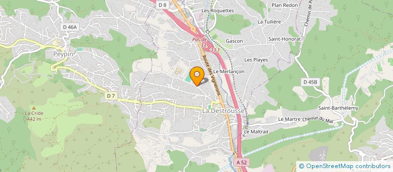 localisation de l'entreprise AULXAM  LA DESTROUSSE