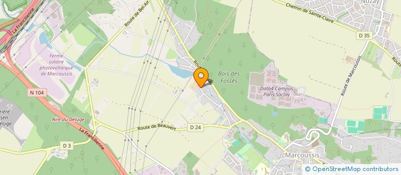 localisation de l'entreprise AULYNE  MARCOUSSIS