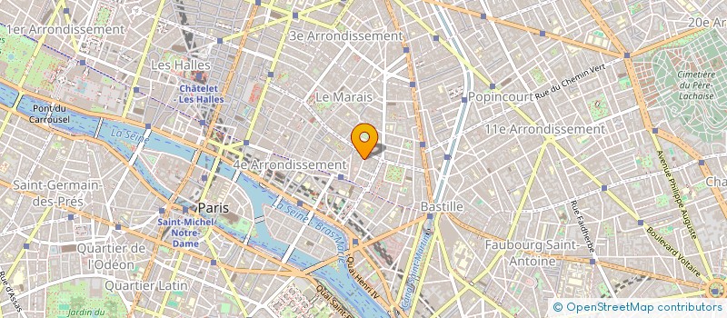 localisation de l'entreprise AUM à PARIS