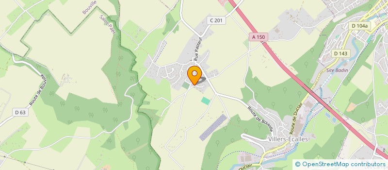 localisation de l'entreprise AUM  VILLERS-ECALLES