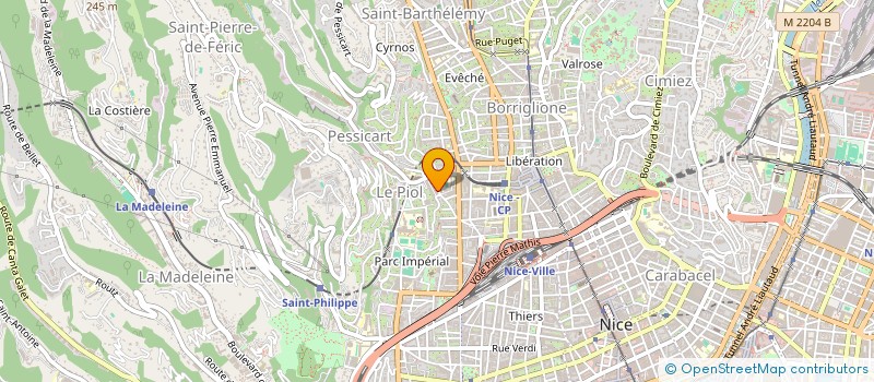 localisation de l'entreprise AUM à NICE