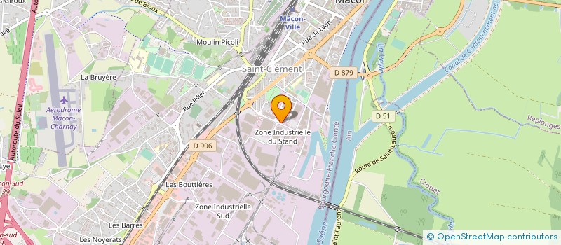 localisation de l'entreprise AUM BIOSYNC à MACON