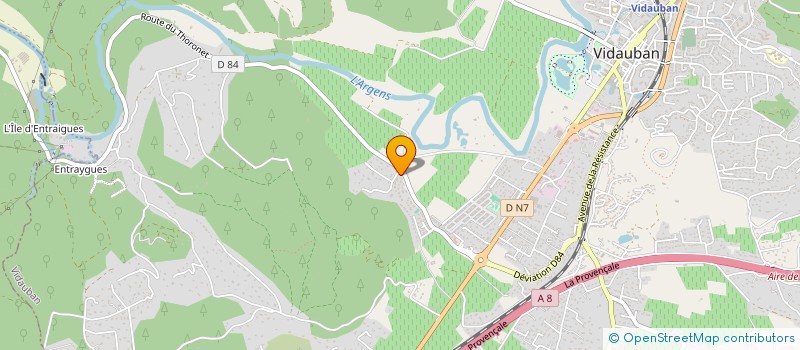localisation de l'entreprise AUM JOYAU EVEDEN  VIDAUBAN