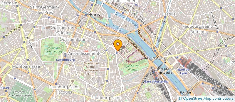 localisation de l'entreprise AUM UNIVERSITE PARIS VI  PARIS