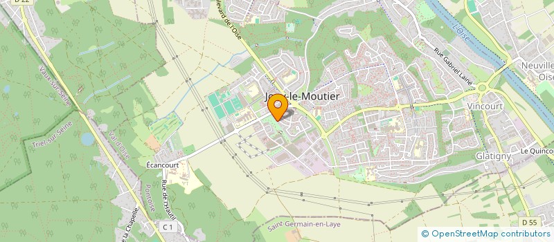 localisation de l'entreprise AUMA STUDIO  JOUY-LE-MOUTIER