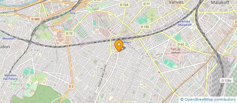 localisation de l'entreprise AUMACOM à CLAMART