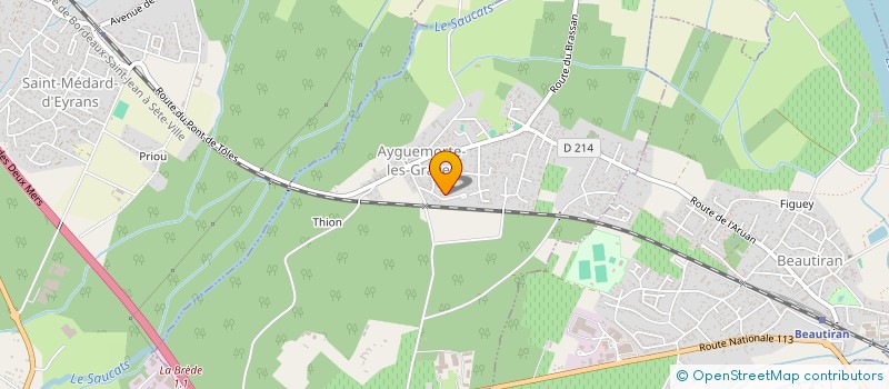 localisation de l'entreprise AUMADE INVEST  AYGUEMORTE-LES-GRAVES