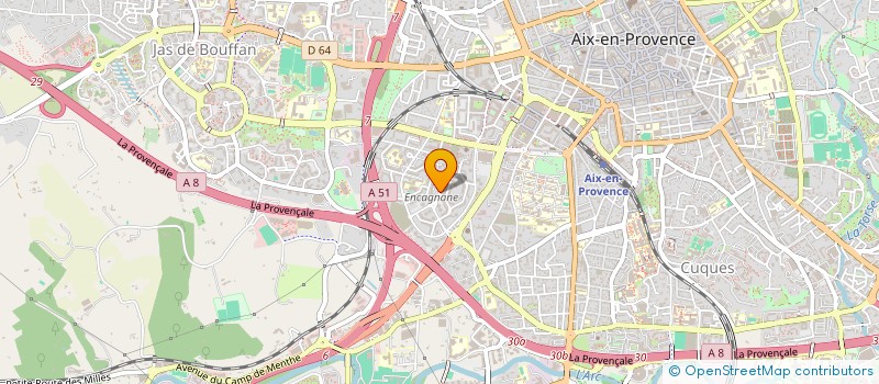 localisation de l'entreprise AUMAEL à AIX-EN-PROVENCE