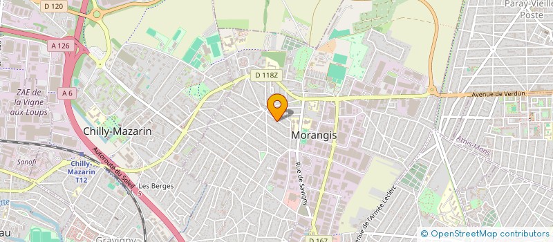localisation de l'entreprise AUMAFA à MORANGIS
