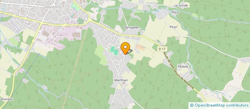 localisation de l'entreprise AUMAITRE  SOUSTONS