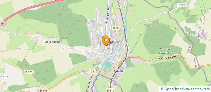 localisation de l'entreprise AUMALE SHOPPING à AUMALE