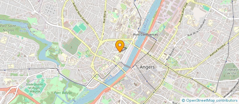 localisation de l'entreprise AUMALO à ANGERS