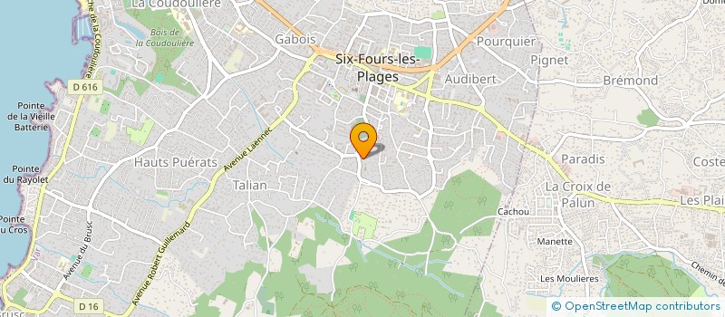 localisation de l'entreprise AUMALYNO à SIX-FOURS-LES-PLAGES