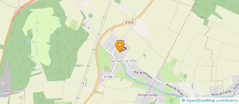 localisation de l'entreprise AUMARIS  NORGES-LA-VILLE