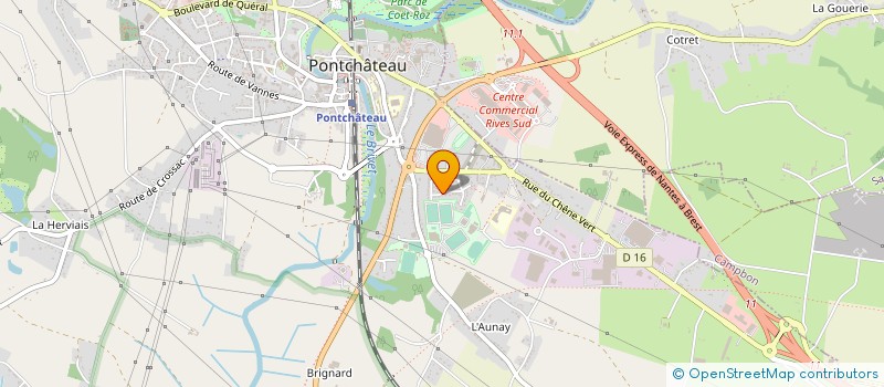 localisation de l'entreprise AUMASYS à PONTCHATEAU
