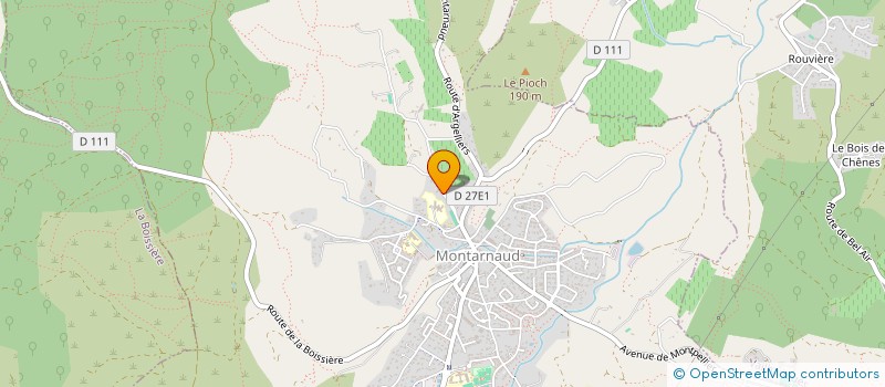 localisation de l'entreprise AUMAT  MONTARNAUD