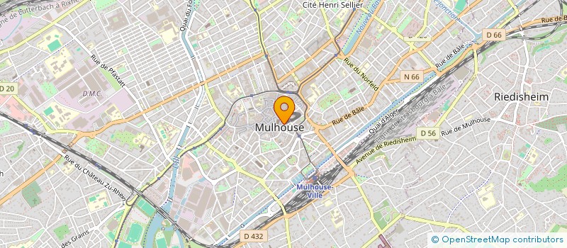 localisation de l'entreprise AUMAX à MULHOUSE