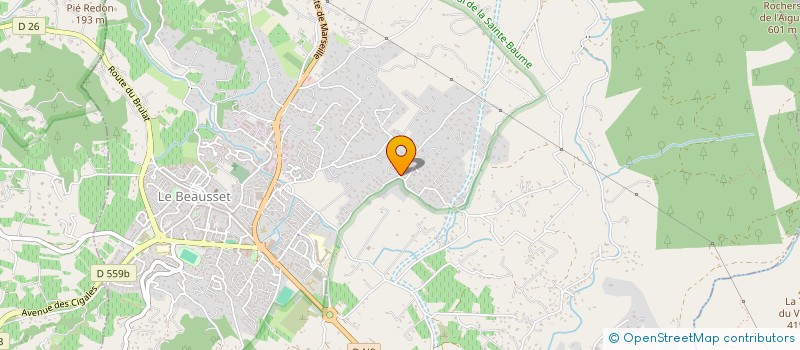 localisation de l'entreprise AUMAX  LE BEAUSSET